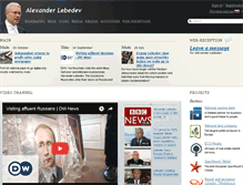 Tablet Screenshot of alebedev.org